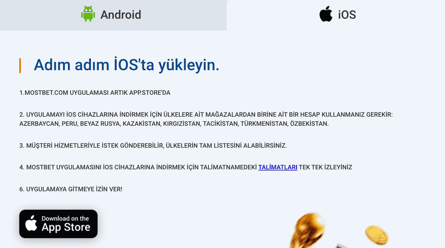 mostbet ios